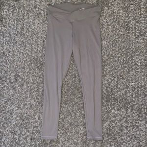 Light cream/tan H&M crossover textured leggings